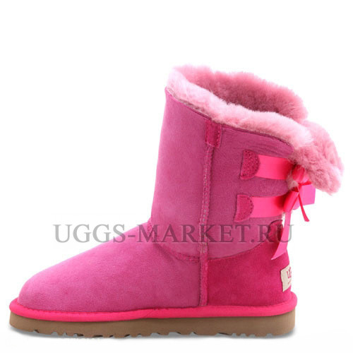 Ugg Bailey Bow Dark Dusty Rose