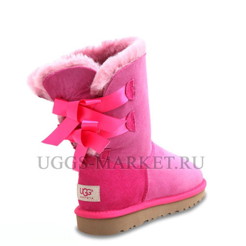 Ugg Bailey Bow Dark Dusty Rose