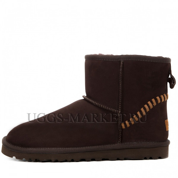 Ugg Mens Classic Mini Deco Chocolate