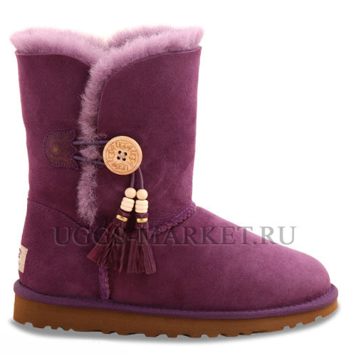 Ugg Bailey Button Charms Purple