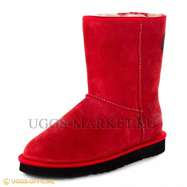 Ugg Classic Short Mickey Red