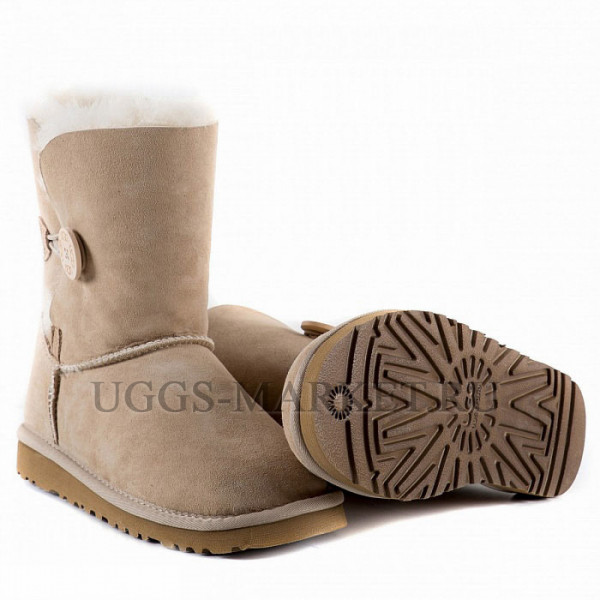Ugg Kids Bailey Button Sand