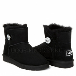 Ugg Bailey Button Mini Bling Black