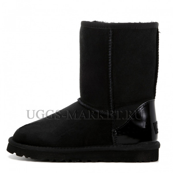Ugg Classic Short Patent Black