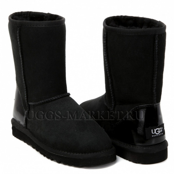 Ugg Classic Short Patent Black