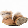 Ugg Fox Fur Mini Chestnut