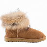 Ugg Fox Fur Mini Chestnut