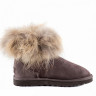 Ugg Fox Fur Mini Chocolate