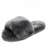 Ugg Fluff Slide Slippers Grey