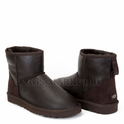 Ugg Mens Classic Mini Metallic Chocolate