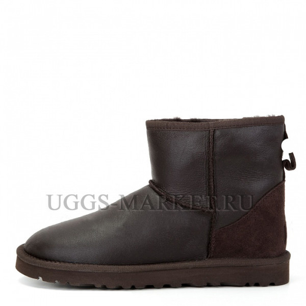 Ugg Mens Classic Mini Metallic Chocolate