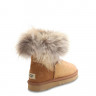 Ugg Fox Fur Mini Glitter Chestnut
