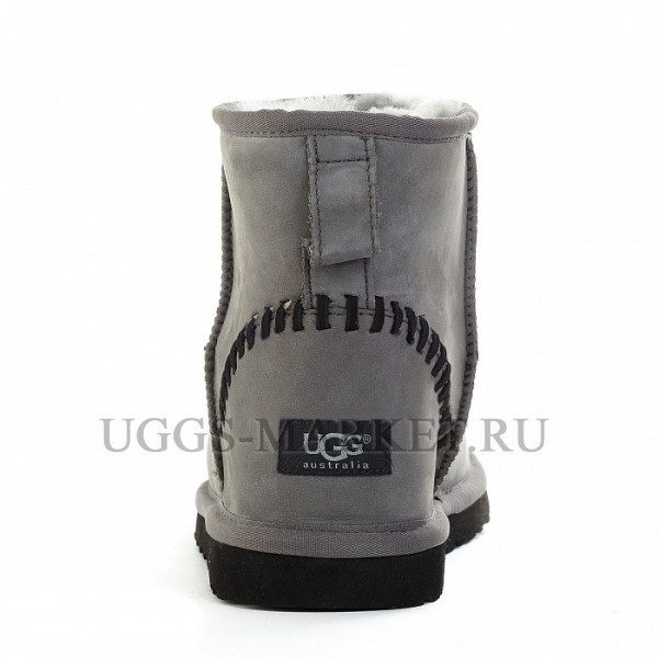Ugg Mens Classic Mini Nubuk Grey