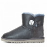 Ugg Bailey Button Mini Bling Metallic Grey