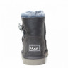 Ugg Bailey Button Mini Bling Metallic Grey