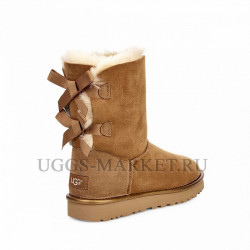 Ugg Bailey Bow II Metallic Chestnut