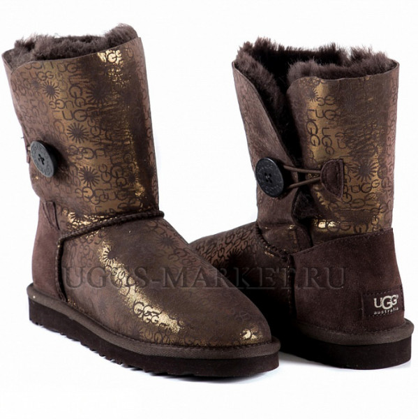 Ugg Bailey Button Fancy Chocolate
