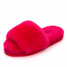 Ugg Fluff Slide Slippers Rose Red