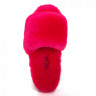 Ugg Fluff Slide Slippers Rose Red
