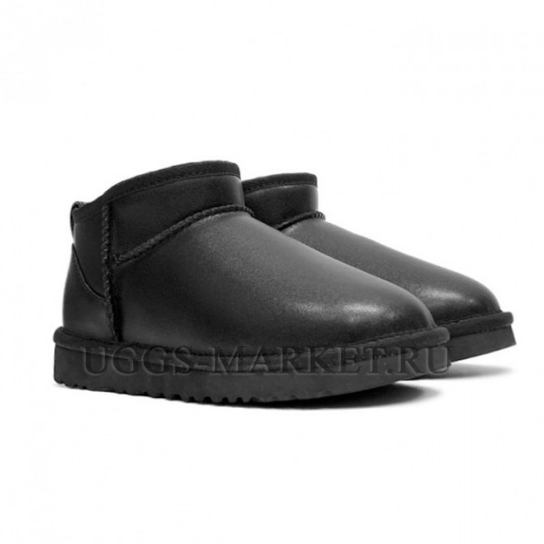 UGG Ultra Mini Leather Black