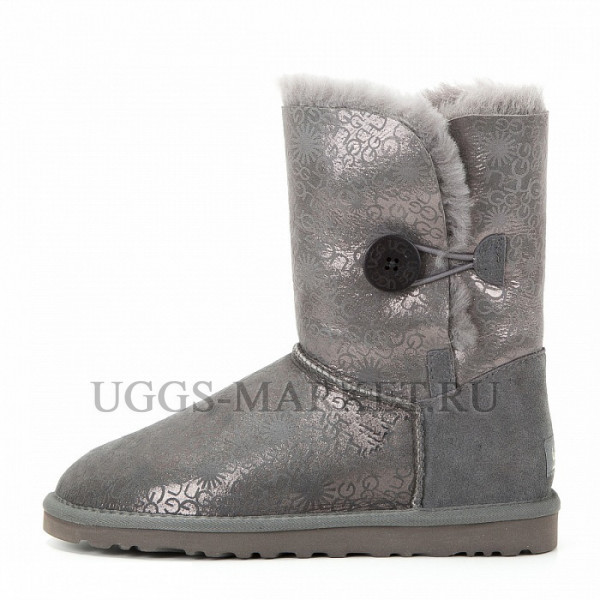 Ugg Bailey Button Fancy Grey