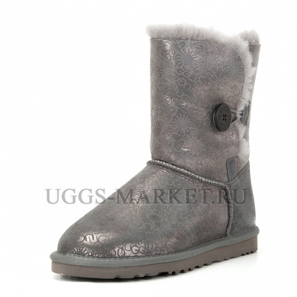 Ugg Bailey Button Fancy Grey