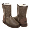 Ugg Mens Classic Short Bomber Jacket Chocolate