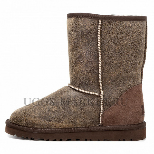 Ugg Mens Classic Short Bomber Jacket Chocolate
