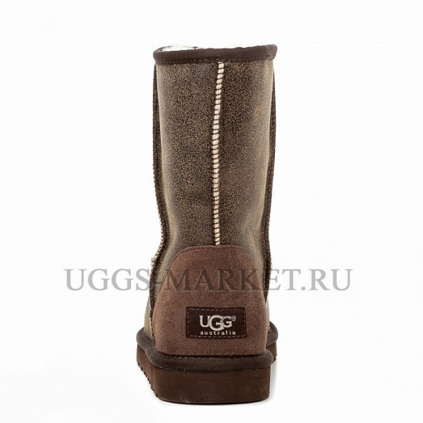 Ugg Mens Classic Short Bomber Jacket Chocolate