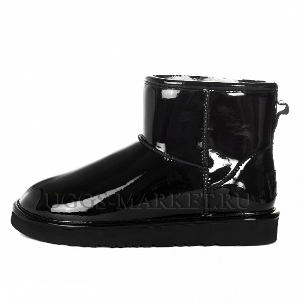 Ugg & Jimmy Choo Mini Patent II Black