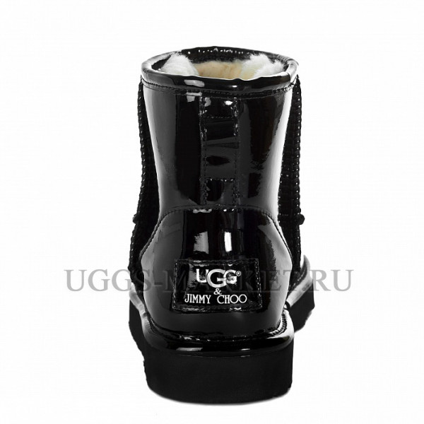 Ugg & Jimmy Choo Mini Patent II Black