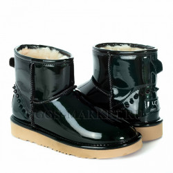 Ugg &amp; Jimmy Choo Mini Patent II Green
