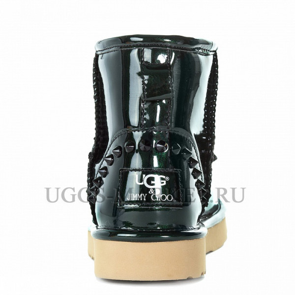 Ugg & Jimmy Choo Mini Patent II Green