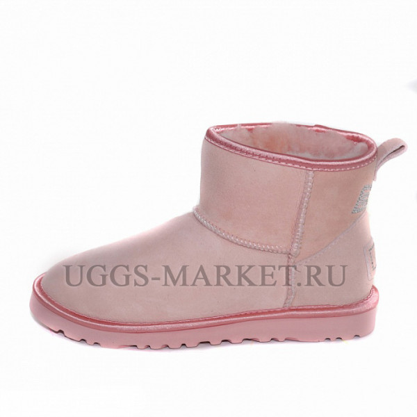 Ugg Classic Mini Crystal Bow Pink