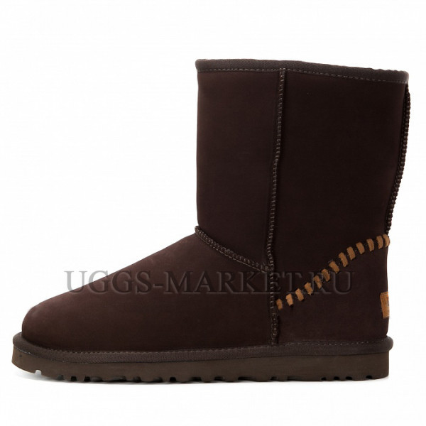 Ugg Mens Classic Short Deco Chocolate