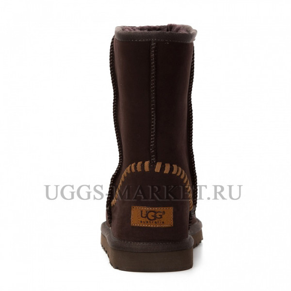 Ugg Mens Classic Short Deco Chocolate