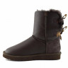Ugg Bailey Bow Metallic Chocolate