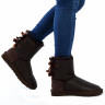 Ugg Bailey Bow Metallic Chocolate