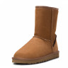 Ugg Mens Classic Short Deco Leather Chestnut