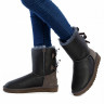 Ugg Bailey Bow Metallic Grey