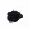 Ugg Fox Fur Mini Metallic Ultra Black