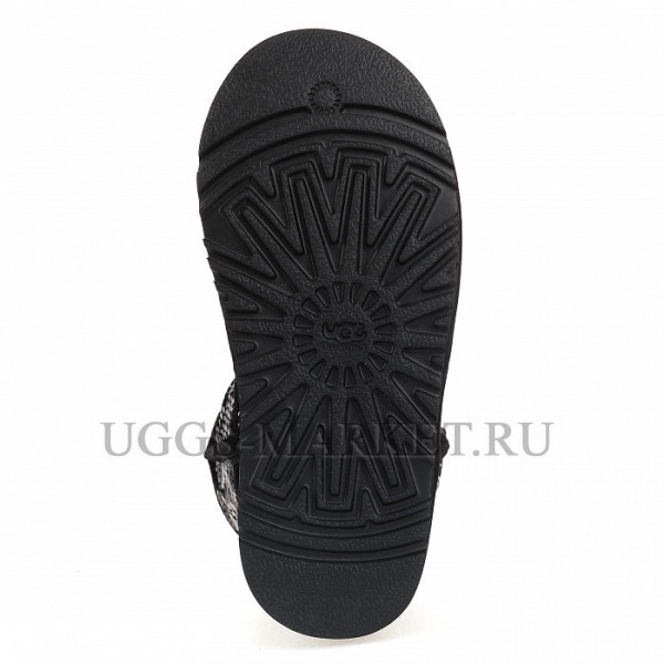 Ugg Kids Classic Short Sparkles Black