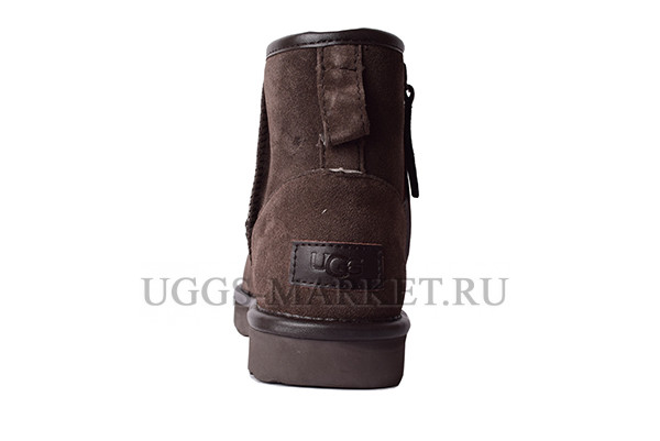 UGG Mini Zip Boot Chocolate