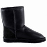 Ugg Mens Classic Short Metallic Black