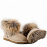 Ugg Fox Fur Mini Sand