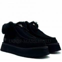 Ugg Funkette Platform Boots Black